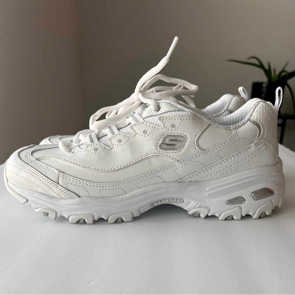 Skechers Women's D'Lites Memory Foam Lace-up Sneaker